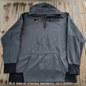 2000's NFL New England Patriots Nike Salute To Service hoodie Men's Size 2XL